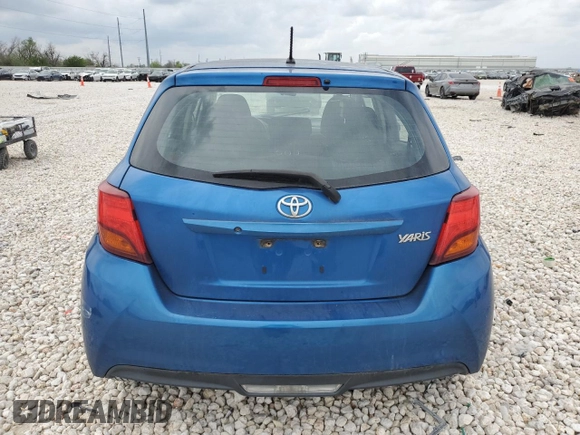 2015 Toyota Yaris L with VIN VNKKTUD35FA035087, listed as a Copart auction lot 50596655 with Not Provided miles and Salvage Title. Bid and sale history available at DreamBid. Image 6.