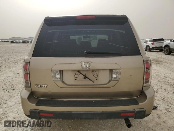 2007 Honda Pilot LX with VIN 5FNYF28147B002159, listed as a Copart auction lot 47433135 with 157,187 mi miles and Salvage Title. Bid and sale history available at carsss.com. Image 6.