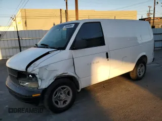 2003 Chevrolet Astro Cargo Van with VIN 1GCDM19X53B126066, listed as a Copart auction lot 79508884 with 153,780 mi miles and Salvage Title. Bid and sale history available at carsss.com. Image 1.