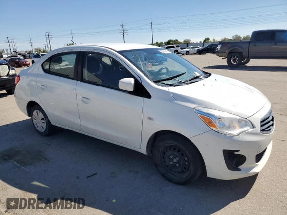 2017 Mitsubishi Mirage ES z VIN ML32F3FJ2HH003054, wystawiony jako Copart lot #55976015 z przebiegiem 80 489 mil mil oraz Szkody całkowita. Historia ofert i sprzedaży dostępna na DreamBid. Obrazek 4.