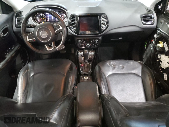 2018 Jeep Compass Limited with VIN 3C4NJDCB0JT401186, listed as a Copart auction lot 55660185 with 94,734 mi miles and Non repairable. Bid and sale history available at DreamBid. Image 8.