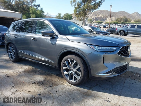 2024 Acura MDX Technology z VIN 5J8YD9H42RL005765, wystawiony jako IAAI lot #42261291 z przebiegiem 6 117 mil mil oraz . Historia ofert i sprzedaży dostępna na DreamBid. Obrazek 1.