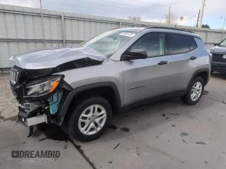 2017 Jeep Compass Sport с VIN 3C4NJDAB3HT656265, выставлен на аукционе Copart как лот 50560125 с пробегом 49 558 миль миль и Списание • Salvage title. История ставок и продаж доступна на DreamBid. Изображение 1.
