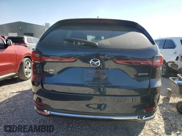 2024 Mazda CX-90 Premium Plus with VIN JM3KKEHA3R1123450, listed as a Copart auction lot 71488854 with 12,983 mi miles and Salvage title. Bid and sale history available at DreamBid. Image 6.
