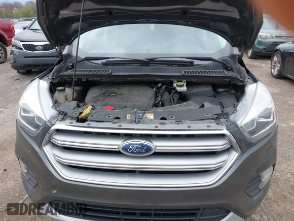 2017 Ford Escape SE with VIN 1FMCU0GD9HUE90819, listed as a IAAI auction lot 41837745 with 123,543 mi miles. Bid and sale history available at carsss.com. Image 10.