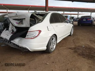 2012 Mercedes-Benz C-Class C 250 Sport with VIN WDDGF4HBXCA609157, listed as a IAAI auction lot 41419013 with 169,922 mi miles. Bid and sale history available at carsss.com. Image 4.