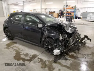 2021 Toyota Corolla Hatchback SE with VIN JTND4MBE9M3122359, listed as a Copart auction lot 77909354 with 53,805 mi miles and Salvage Title. Bid and sale history available at carsss.com. Image 4.