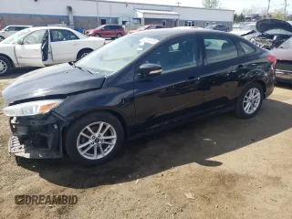 2017 Ford Focus SE with VIN 1FADP3F22HL280351, listed as a Copart auction lot 52134975 with 43,476 mi miles and Salvage Title. Bid and sale history available at carsss.com. Image 1.