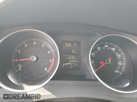2015 Volkswagen Jetta SE z VIN 3VWD17AJ3FM225532, wystawiony jako Copart lot #59927475 z przebiegiem 155 863 mil mil oraz Szkoda całkowita • Salvage title. Historia ofert i sprzedaży dostępna na DreamBid. Obrazek 9.