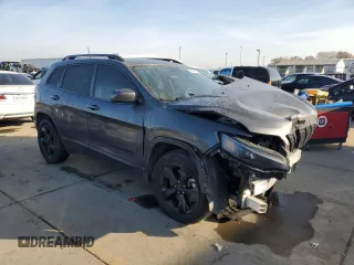 2021 Jeep Cherokee Altitude with VIN 1C4PJMLB3MD142258, listed as a Copart auction lot 84544974 with Not provided miles and Salvage title. Bid and sale history available at DreamBid. Image 4.