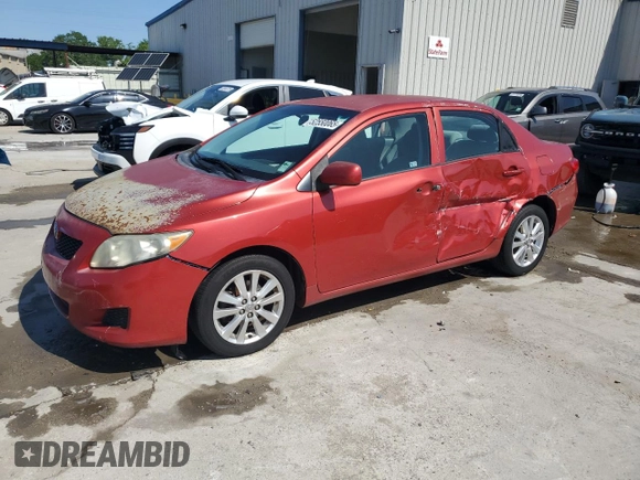 2010 Toyota Corolla with VIN 1NXBU4EE5AZ292906, listed as a Copart auction lot 52550065 with 155,935 mi miles and Salvage Title. Bid and sale history available at carsss.com. Image 1.