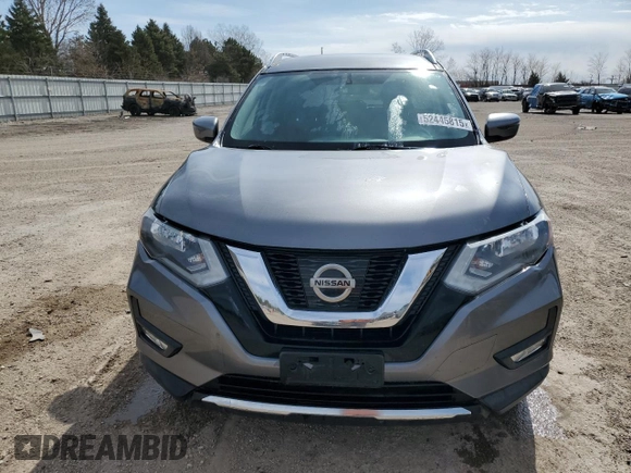 2017 Nissan Rogue SV with VIN KNMAT2MV5HP573539, listed as a Copart auction lot 52445815 with 98,804 mi miles and Salvage Title. Bid and sale history available at carsss.com. Image 5.