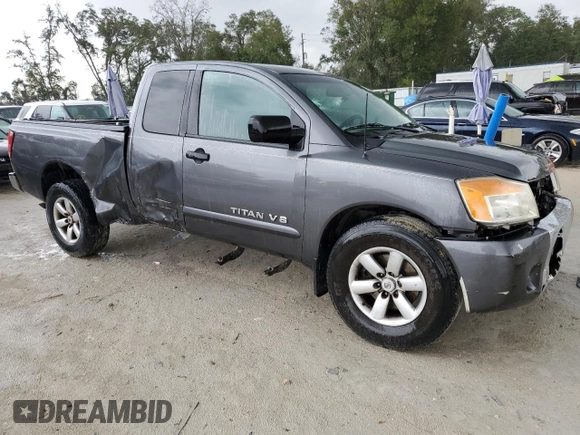 2008 Nissan Titan SE with VIN 1N6BA06A38N305381, listed as a Copart auction lot 41509535 with 273,063 mi miles and Salvage Title. Bid and sale history available at carsss.com. Image 4.