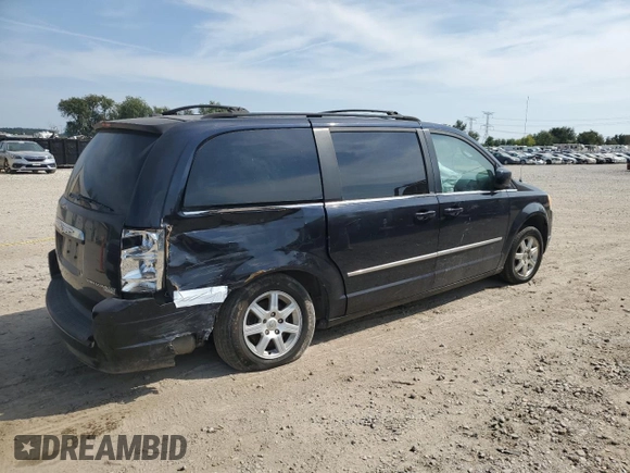 2010 Chrysler Town & Country Touring with VIN 2A4RR5DX4AR345325, listed as a Copart auction lot 47212185 with 162,402 mi miles and Non Repairable. Bid and sale history available at DreamBid. Image 3.