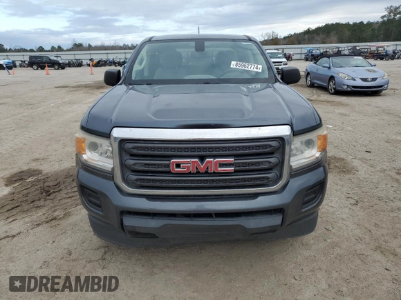 2015 GMC Canyon 2WD with VIN 1GTG5AEA9F1178872, listed as a Copart auction lot 85962774 with 192,216 mi miles and Salvage title. Bid and sale history available at DreamBid. Image 5.