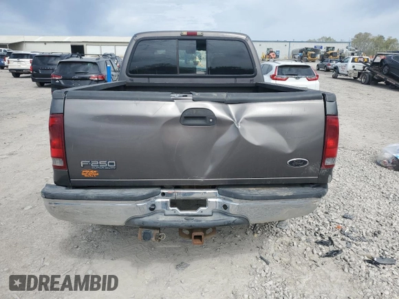 2003 Ford F-250 XL with VIN 1FTNW21P03EB89428, listed as a Copart auction lot 53090215 with 238,557 mi miles and Salvage title. Bid and sale history available at DreamBid. Image 6.