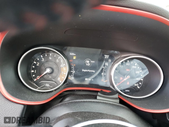 2019 Jeep Compass Trailhawk with VIN 3C4NJDDB2KT799842, listed as a Copart auction lot 50092085 with 86,114 mi miles and Salvage Title. Bid and sale history available at carsss.com. Image 9.