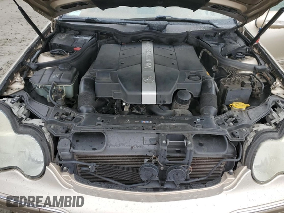 2003 Mercedes-Benz C 320 with VIN WDBRF64J93F400859, listed as a Copart auction lot 48585225 with 114,287 mi miles and Salvage title. Bid and sale history available at DreamBid. Image 11.
