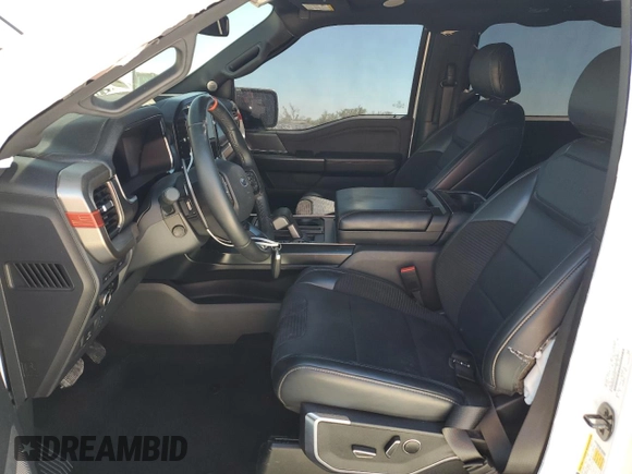 2023 Ford F-150 Raptor with VIN 1FTFW1RG1PFB24123, listed as a Copart auction lot 49594495 with 24,175 mi miles and Salvage Title. Bid and sale history available at DreamBid. Image 7.