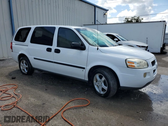 2008 Chevrolet Uplander LS with VIN 1GNDV23118D202120, listed as a Copart auction lot 72910414 with 165,637 mi miles and Salvage Title. Bid and sale history available at carsss.com. Image 4.