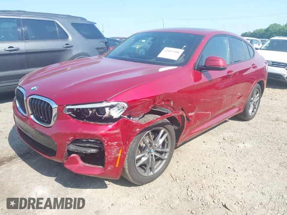 2019 BMW X4 xDrive30i with VIN 5UXUJ3C50KLG55026, listed as a IAAI auction lot 42413208 with 139,460 mi miles and . Bid and sale history available at DreamBid. Image 2.