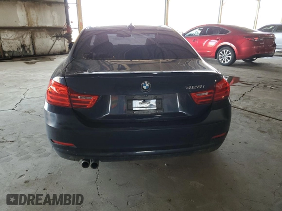 2014 BMW 4 Series 428i with VIN WBA3N3C55EF711010, listed as a Copart auction lot 59377495 with 135,994 mi miles and Salvage title. Bid and sale history available at DreamBid. Image 6.