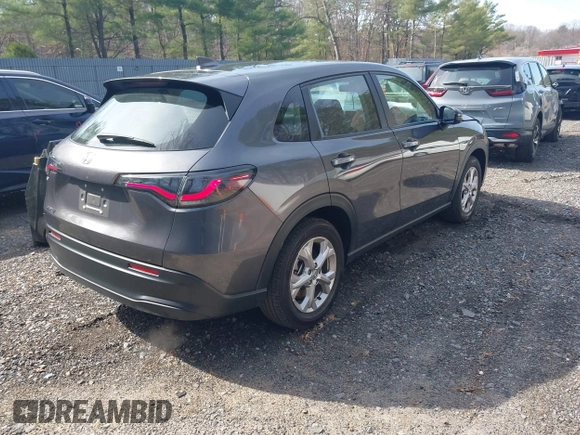 2024 Honda HR-V LX with VIN 3CZRZ2H34RM777308, listed as a IAAI auction lot 41930049 with 8,646 mi miles and . Bid and sale history available at DreamBid. Image 4.