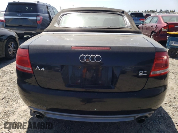 2007 Audi A4 z VIN WAUEF48H97K027103, wystawiony jako Copart lot #52820155 z przebiegiem 174 871 mil mil oraz Szkoda całkowita • Salvage title. Historia ofert i sprzedaży dostępna na DreamBid. Obrazek 6.