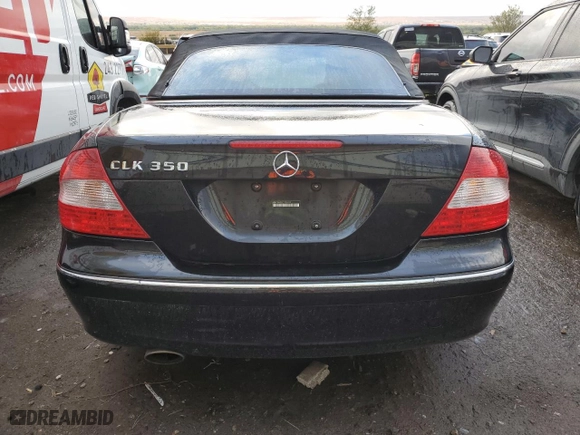 2007 Mercedes-Benz CLK-Class 3.5L with VIN WDBTK56F97T074525, listed as a Copart auction lot 74511594 with 125,279 mi miles and Salvage Title. Bid and sale history available at carsss.com. Image 6.