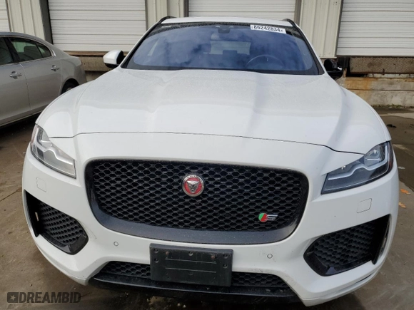 2018 Jaguar F-PACE S with VIN SADCM2FV6JA272990, listed as a Copart auction lot 86242834 with 101,156 mi miles and Salvage Title. Bid and sale history available at carsss.com. Image 5.