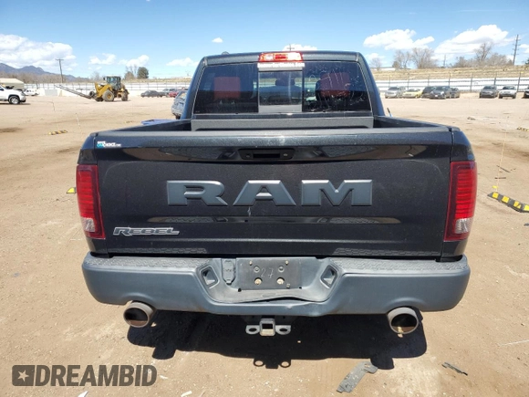 2016 Ram 1500 Rebel z VIN 1C6RR7YT7GS185917, wystawiony jako Copart lot #50464895 z przebiegiem 94 389 mil mil oraz Szkody całkowita. Historia ofert i sprzedaży dostępna na DreamBid. Obrazek 6.