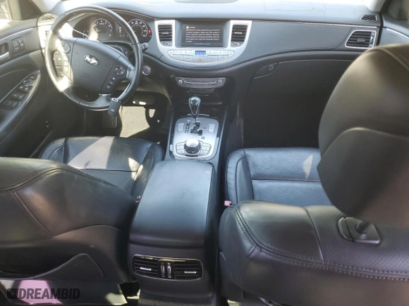 2012 Hyundai Genesis 4.6L with VIN KMHGC4DF3CU198755, listed as a Copart auction lot 50703025 with 91,427 mi miles and Salvage Title. Bid and sale history available at carsss.com. Image 8.
