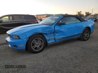 2010 Ford Mustang V6 with VIN 1ZVBP8EN5A5167432, listed as a Copart auction lot 85350574 with 151,374 mi miles and Salvage Title. Bid and sale history available at carsss.com. Image 1.