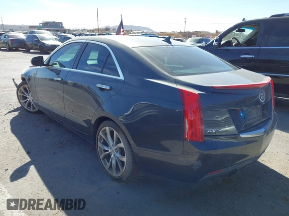 2014 Cadillac ATS Premium with VIN 1G6AE5SX4E0106197, listed as a IAAI auction lot 41720184 with 106,919 mi miles. Bid and sale history available at carsss.com. Image 3.