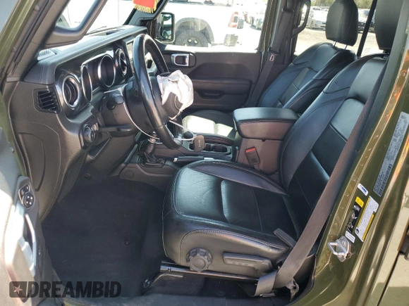 2021 Jeep Wrangler Unlimited Sahara Altitude с VIN 1C4HJXEN5MW865773, выставлен на аукционе Copart как лот 66431724 с пробегом 61 101 миль миль и Списание • Salvage title. История ставок и продаж доступна на DreamBid. Изображение 7.