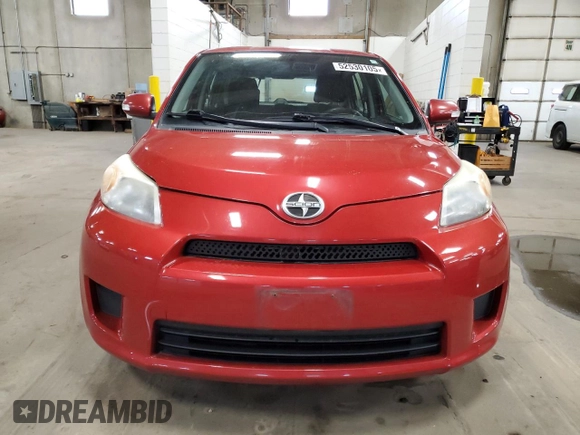2009 Scion xD with VIN JTKKU10439J046492, listed as a Copart auction lot 52530105 with 0 mi miles and Salvage Title. Bid and sale history available at carsss.com. Image 5.