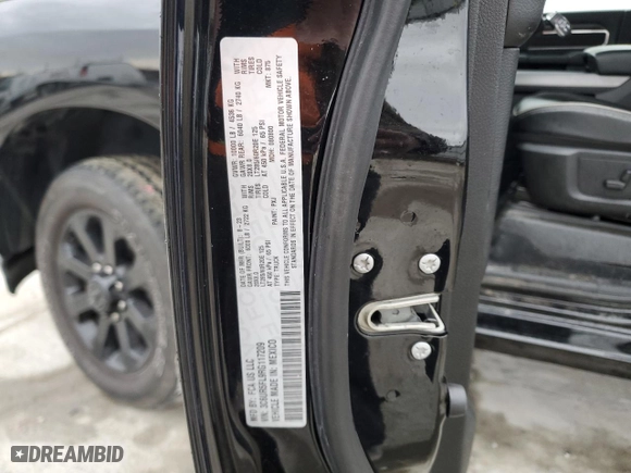 2024 Ram 2500 Laramie with VIN 3C6UR5FL9RG117209, listed as a Copart auction lot 86118644 with 33,154 mi miles and Salvage Title. Bid and sale history available at carsss.com. Image 14.