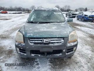 2005 Kia Sportage LX with VIN KNDJF723X57125430, listed as a Copart auction lot 86552714 with Not Provided miles and Salvage Title. Bid and sale history available at carsss.com. Image 5.
