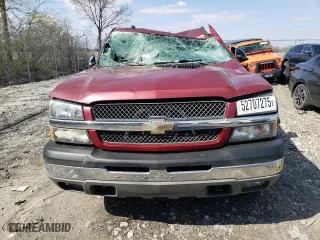 2004 Chevrolet Silverado 1500 Z71 with VIN 1GCEK14T54E160796, listed as a Copart auction lot 52707275 with 132,605 mi miles and Non Repairable. Bid and sale history available at carsss.com. Image 5.
