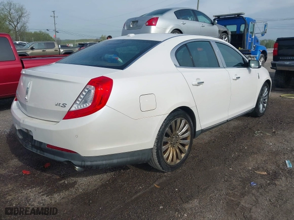 2013 Lincoln MKS with VIN 1LNHL9DK4DG611684, listed as a IAAI auction lot 42043879 with 132,866 mi miles. Bid and sale history available at carsss.com. Image 4.