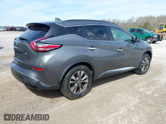 2018 Nissan Murano S z VIN 5N1AZ2MG1JN115722, wystawiony jako IAAI lot #41878161 z przebiegiem 154 045 mil mil oraz . Historia ofert i sprzedaży dostępna na DreamBid. Obrazek 4.