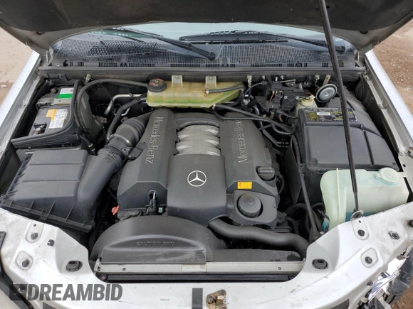 1999 Mercedes-Benz M 320/430/500 with VIN 4JGAB54E7XA078616, listed as a Copart auction lot 55301695 with 137,918 mi miles and Salvage title. Bid and sale history available at DreamBid. Image 12.