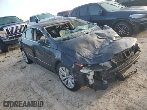 2010 Volkswagen CC Sport with VIN WVWNN7AN0AE563340, listed as a Copart auction lot 75915254 with 0 mi miles and Salvage Title. Bid and sale history available at carsss.com. Image 4.