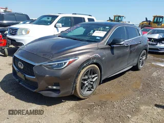 2017 Infiniti QX30 Sport with VIN SJKCH5CP3HA023156, listed as a IAAI auction lot 41870773 with 51,063 mi miles. Bid and sale history available at carsss.com. Image 2.
