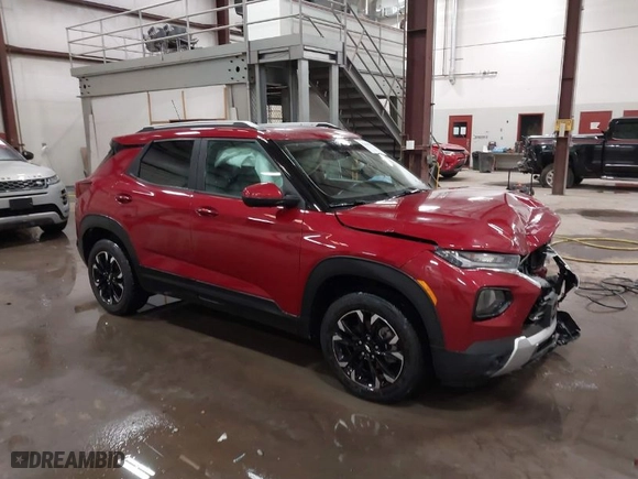 2021 Chevrolet TrailBlazer LT with VIN KL79MRSL6MB031624, listed as a IAAI auction lot 41668873 with NaN miles. Bid and sale history available at carsss.com. Image 1.