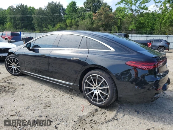 2022 Mercedes-Benz EQS 450+ z VIN W1KCG2DB5NA017920, wystawiony jako Copart lot #56680985 z przebiegiem 28 276 mil mil oraz Szkody całkowita. Historia ofert i sprzedaży dostępna na DreamBid. Obrazek 2.