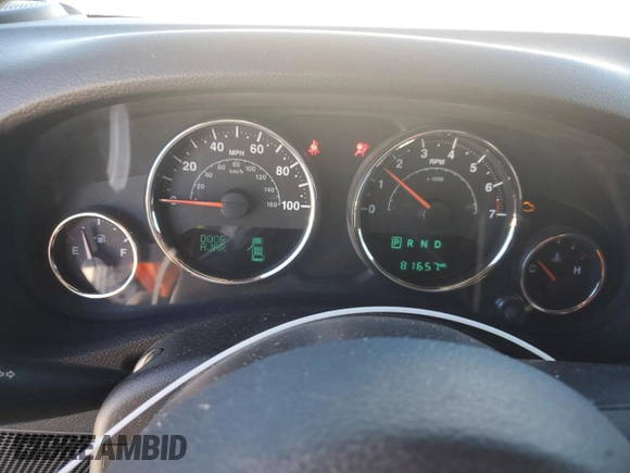 2018 Jeep Wrangler JK Unlimited Sport S with VIN 1C4BJWDG1JL863471, listed as a Copart auction lot 80712944 with 81,657 mi miles and Salvage Title. Bid and sale history available at carsss.com. Image 9.
