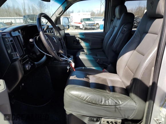 2011 GMC Savana Cargo Van YF7 Upfitter with VIN 1GDS7DC40B1115667, listed as a Copart auction lot 49587835 with 128,296 mi miles and Salvage Title. Bid and sale history available at carsss.com. Image 7.