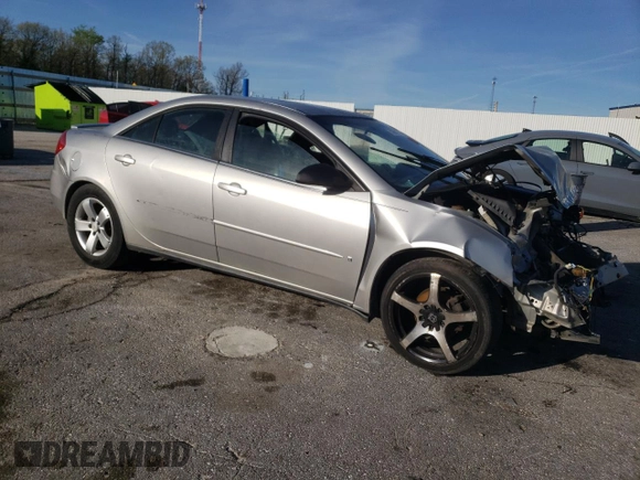 2006 Pontiac G6 with VIN 1G2ZF55B164191589, listed as a Copart auction lot 53996175 with 216,224 mi miles and Salvage title. Bid and sale history available at DreamBid. Image 4.