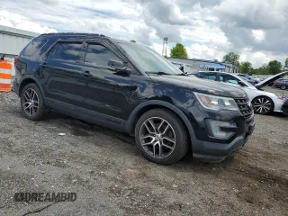 2016 Ford Explorer Sport with VIN 1FM5K8GT1GGC63397, listed as a Copart auction lot 55481335 with 161,211 mi miles and Clean title. Bid and sale history available at DreamBid. Image 4.